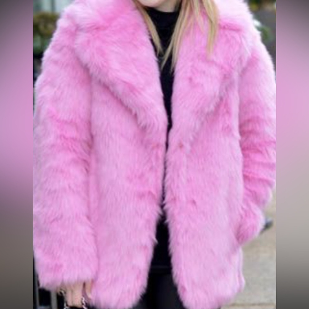 Missguided Faux Fur - Pink